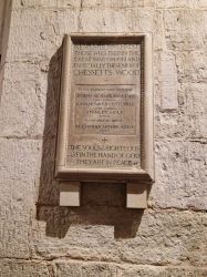 1.Memorial plaque